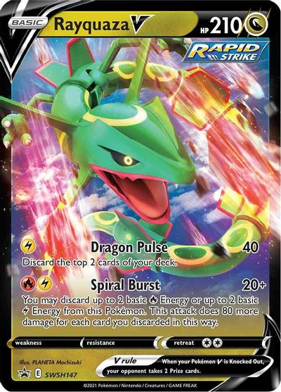 Rayquaza V (SWSH147) [Sword & Shield: Black Star Promos] | Mega City Incorporated