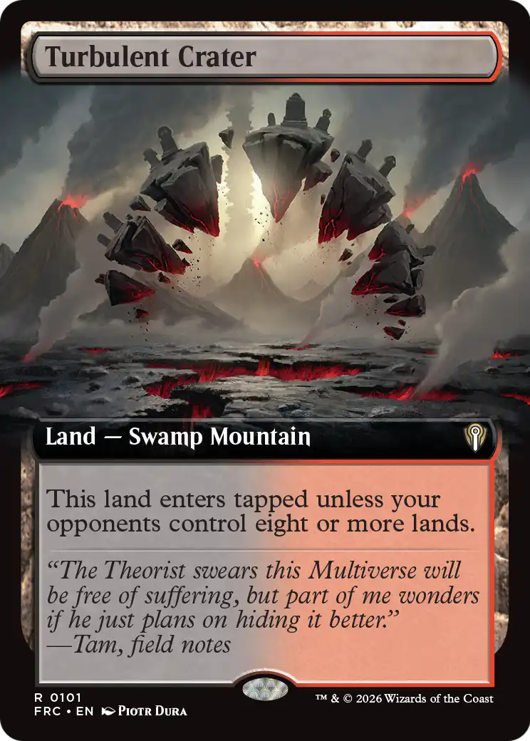 Turbulent Crater (Extended Art) [Reality Fracture Commander] | Mega City Incorporated