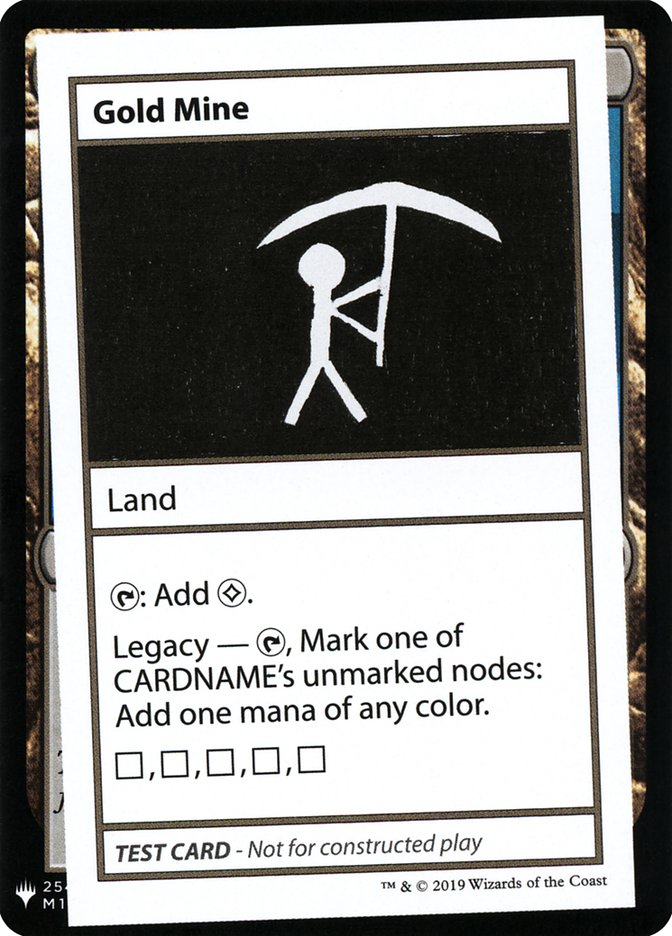 Gold Mine [Mystery Booster Playtest Cards] | Mega City Incorporated