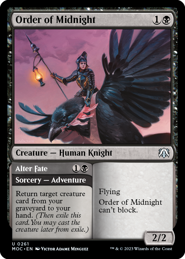 Order of Midnight // Alter Fate [March of the Machine Commander] | Mega City Incorporated