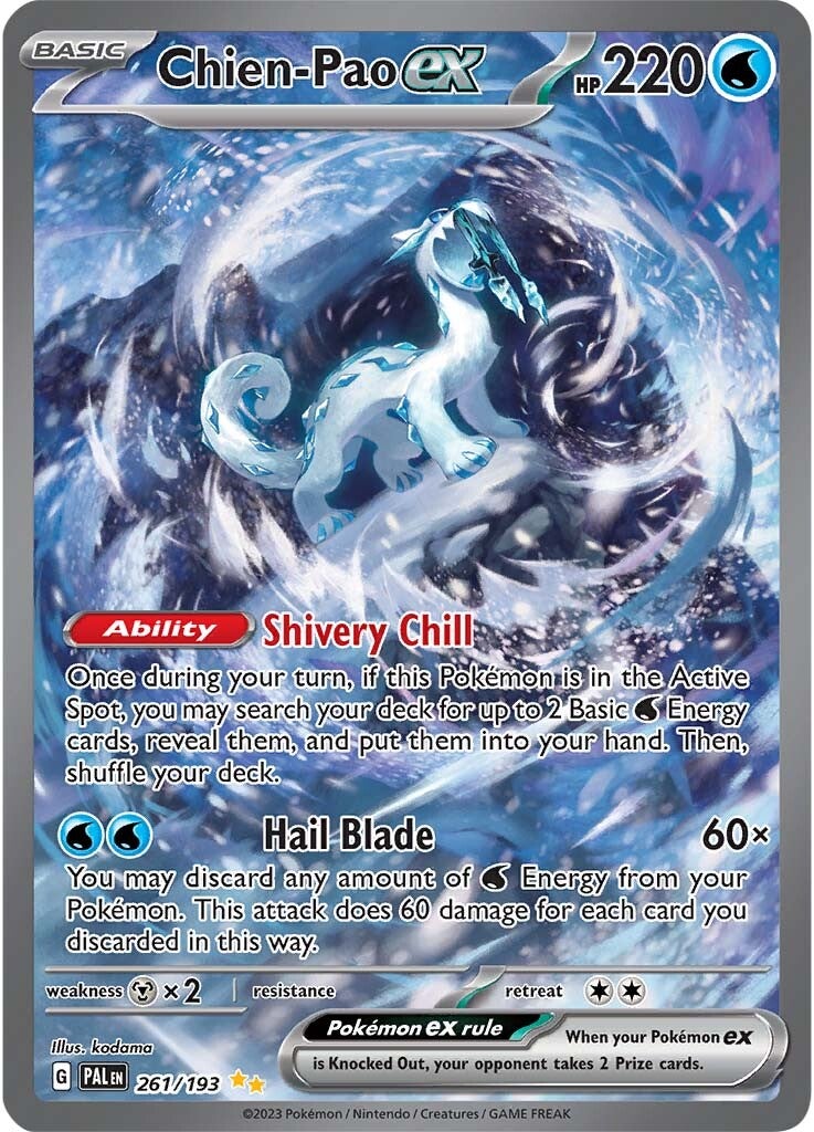 Chien-Pao ex (261/193) [Scarlet & Violet: Paldea Evolved] | Mega City Incorporated