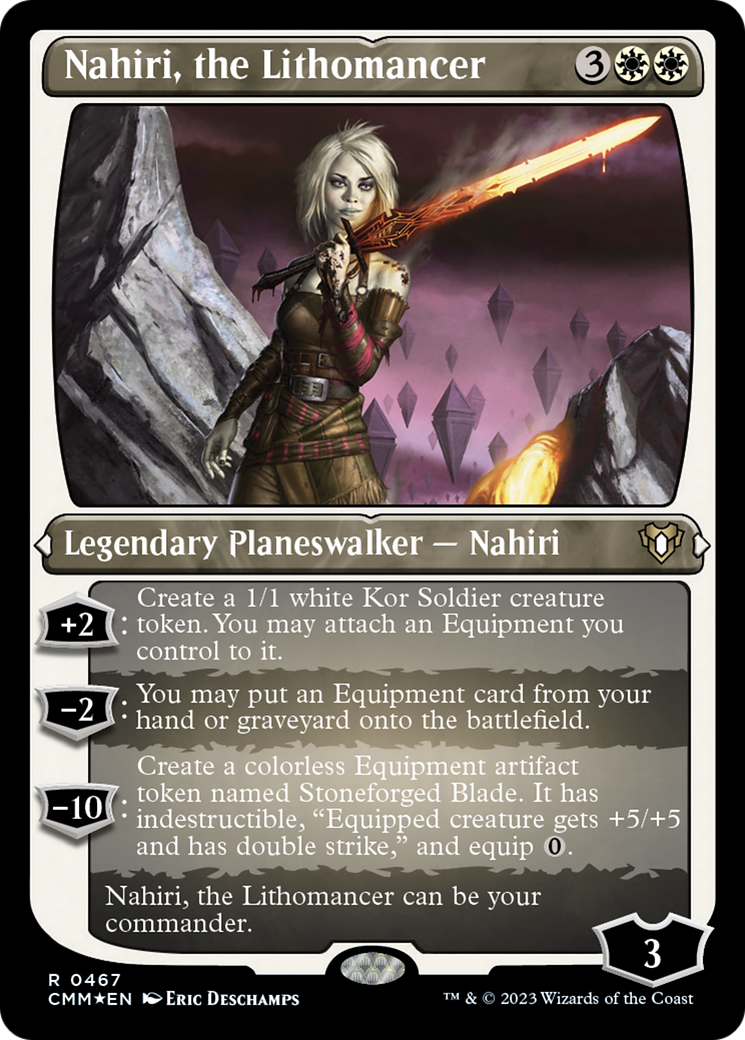 Nahiri, the Lithomancer (Foil Etched) [Commander Masters] | Mega City Incorporated