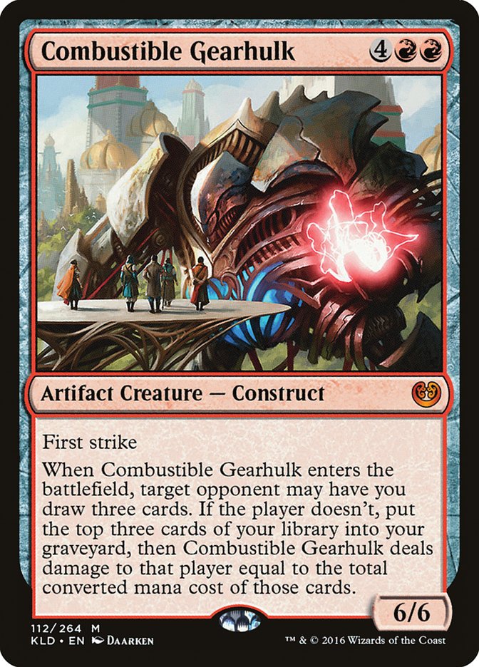 Combustible Gearhulk [Kaladesh] | Mega City Incorporated