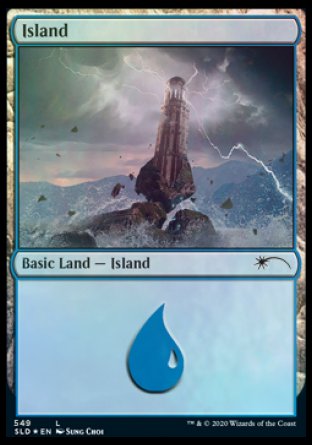 Island (Wizards) (549) [Secret Lair Drop Promos] | Mega City Incorporated