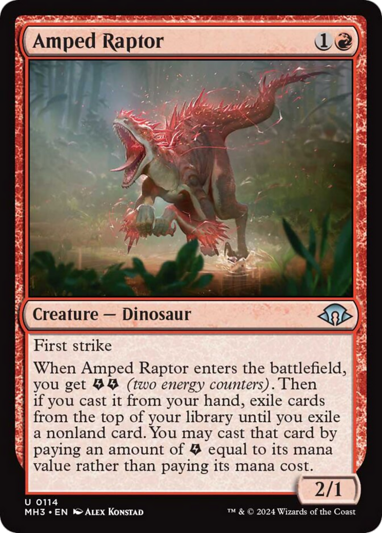 Amped Raptor [Modern Horizons 3] | Mega City Incorporated