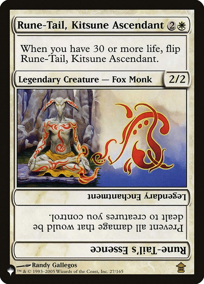 Rune-Tail, Kitsune Ascendant // Rune-Tail's Essence [The List] | Mega City Incorporated