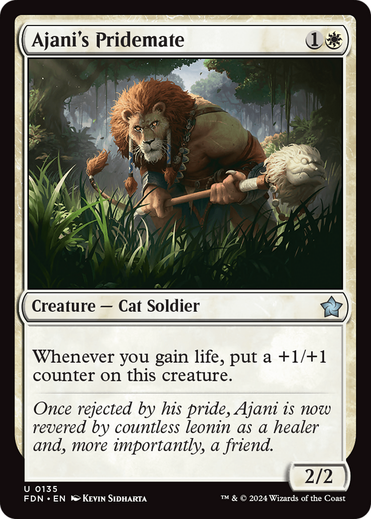 Ajani's Pridemate [Foundations] | Mega City Incorporated