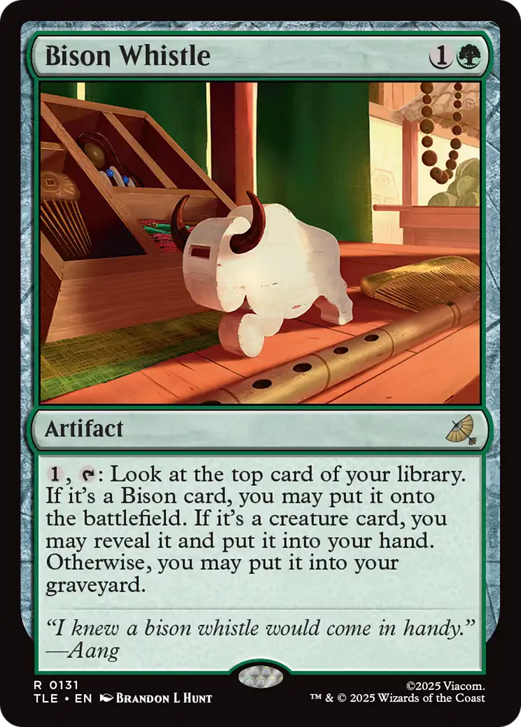 Bison Whistle [Avatar: The Last Airbender: Eternal-Legal] | Mega City Incorporated