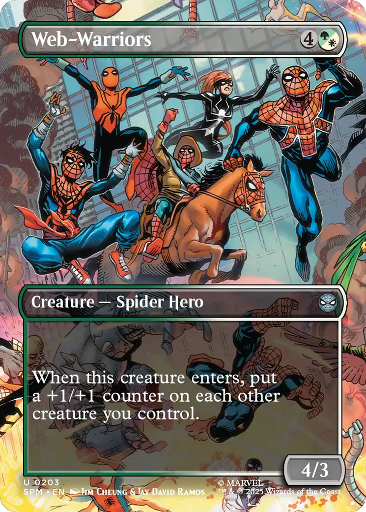 Web-Warriors (Borderless) [Marvel's Spider-Man] | Mega City Incorporated