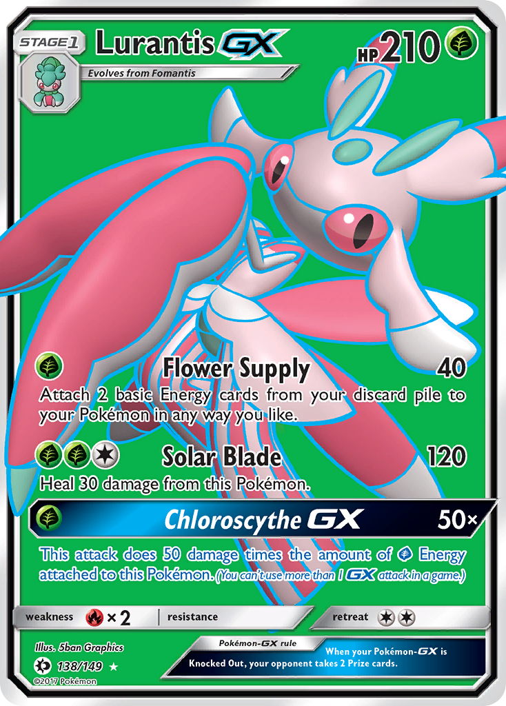 Lurantis GX (138/149) [Sun & Moon: Base Set] | Mega City Incorporated