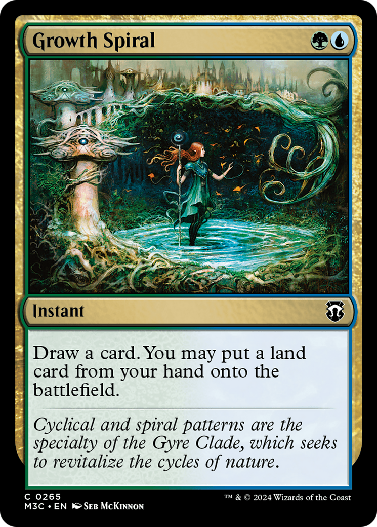 Growth Spiral (Ripple Foil) [Modern Horizons 3 Commander] | Mega City Incorporated