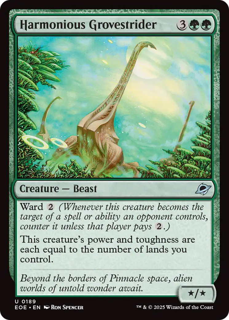 Harmonious Grovestrider [Edge of Eternities] | Mega City Incorporated