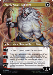 Ajani, Nacatl Pariah // Ajani, Nacatl Avenger (Borderless) (Textured Foil) [Modern Horizons 3] | Mega City Incorporated