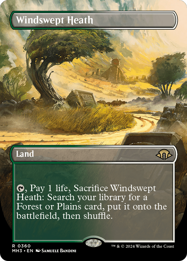 Windswept Heath (Borderless) [Modern Horizons 3] | Mega City Incorporated