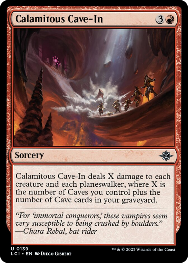 Calamitous Cave-In [The Lost Caverns of Ixalan] | Mega City Incorporated