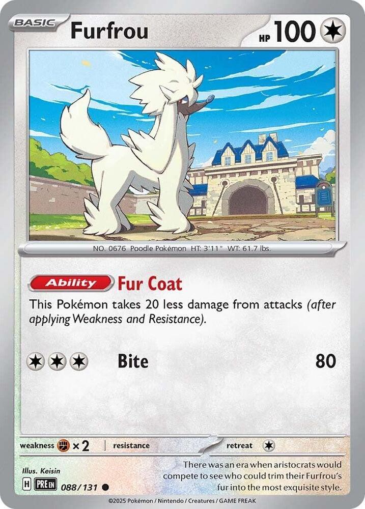 Furfrou (088/131) [Scarlet & Violet: Prismatic Evolutions] | Mega City Incorporated