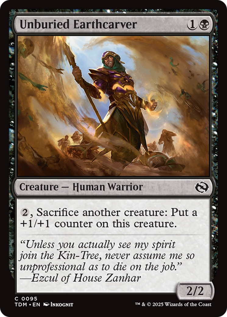 Unburied Earthcarver [Tarkir: Dragonstorm] | Mega City Incorporated