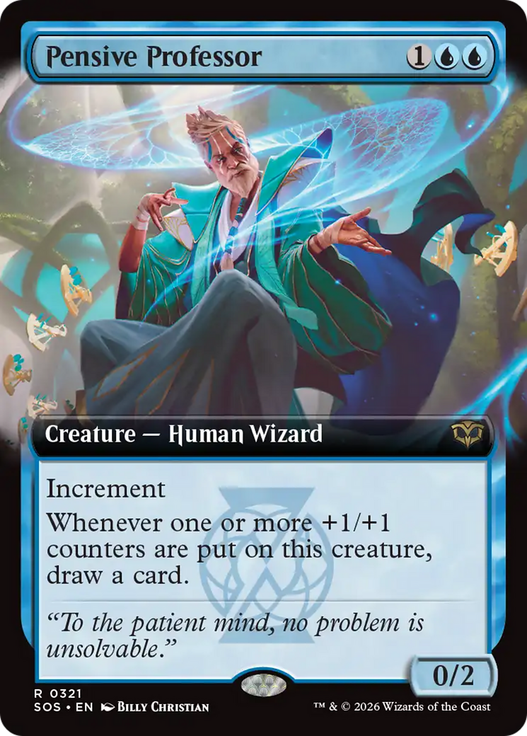 Pensive Professor (Extended Art) [Secrets of Strixhaven] | Mega City Incorporated