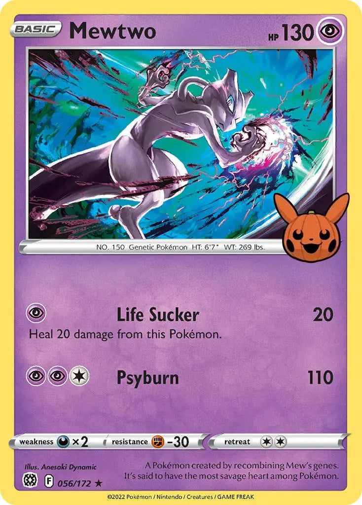 Mewtwo (056/172) [Trick or Trade] | Mega City Incorporated