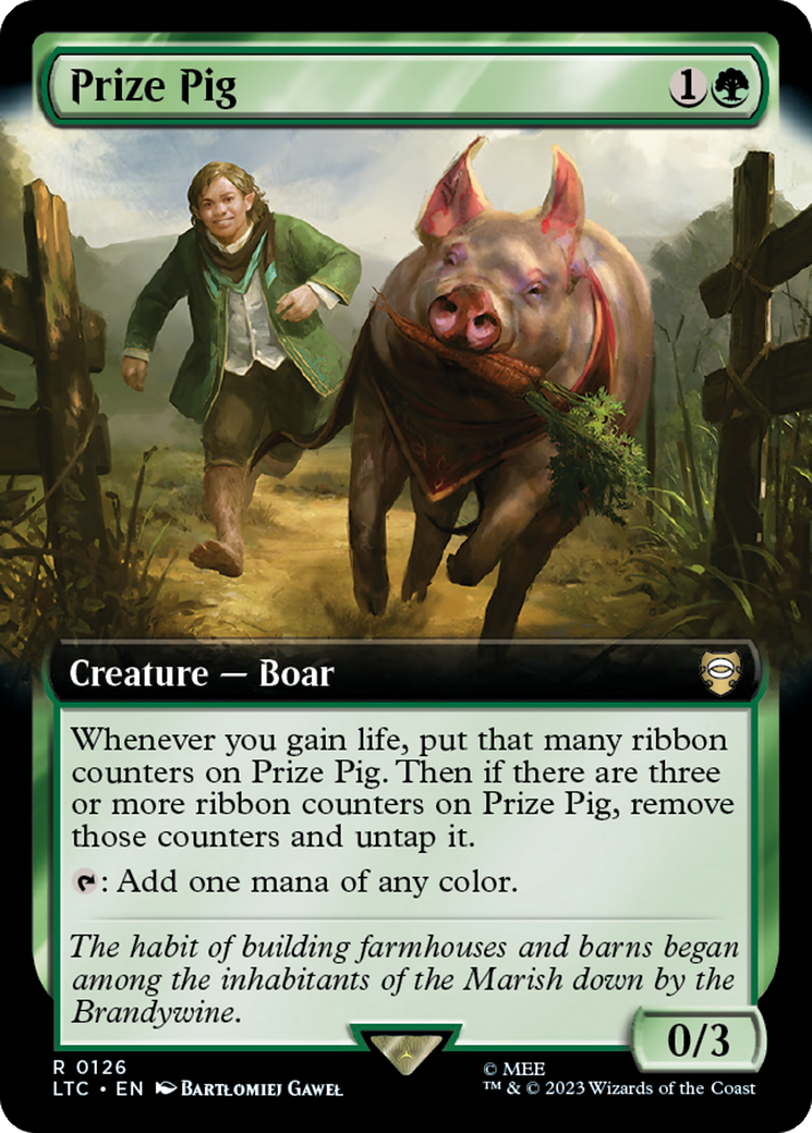 Prize Pig (Extended Art) [The Lord of the Rings: Tales of Middle-Earth Commander] | Mega City Incorporated