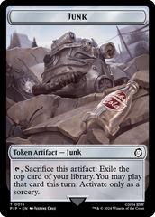 Thopter // Junk Double-Sided Token [Fallout Tokens] | Mega City Incorporated