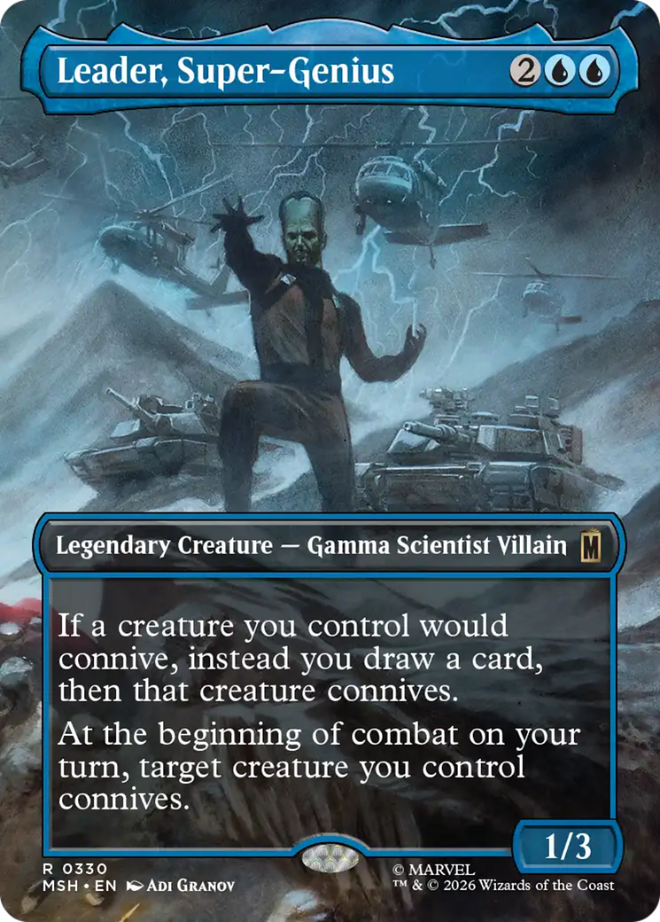 Leader, Super-Genius (Borderless) [Marvel Super Heroes] | Mega City Incorporated