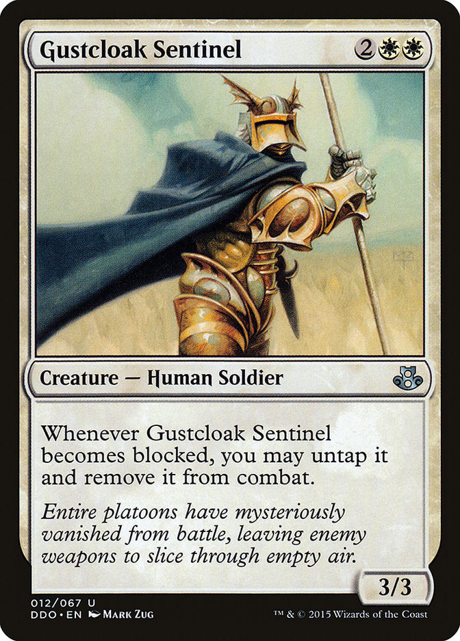 Gustcloak Sentinel [Duel Decks: Elspeth vs. Kiora] | Mega City Incorporated