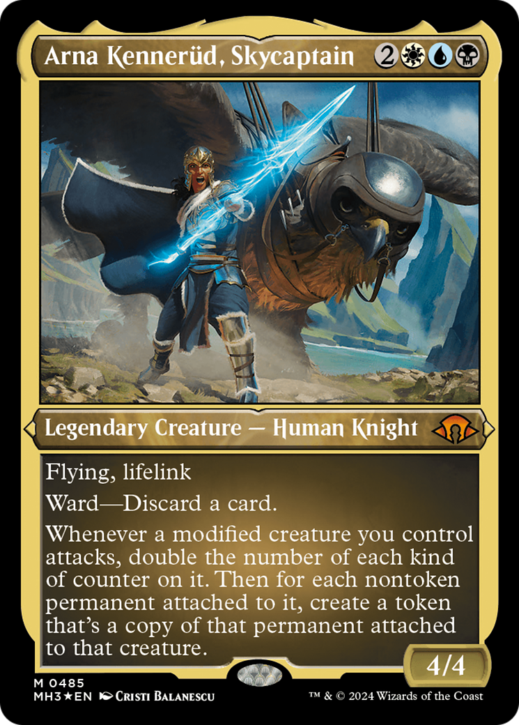 Arna Kennerud, Skycaptain (Foil Etched) [Modern Horizons 3] | Mega City Incorporated