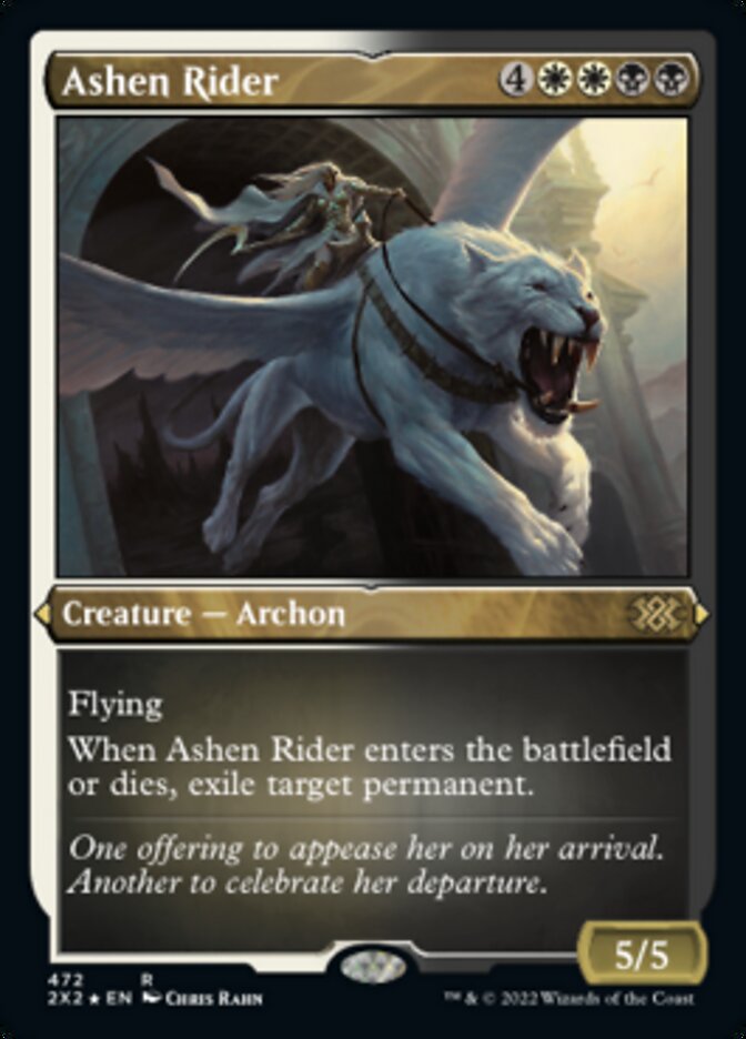 Ashen Rider (Foil Etched) [Double Masters 2022] | Mega City Incorporated