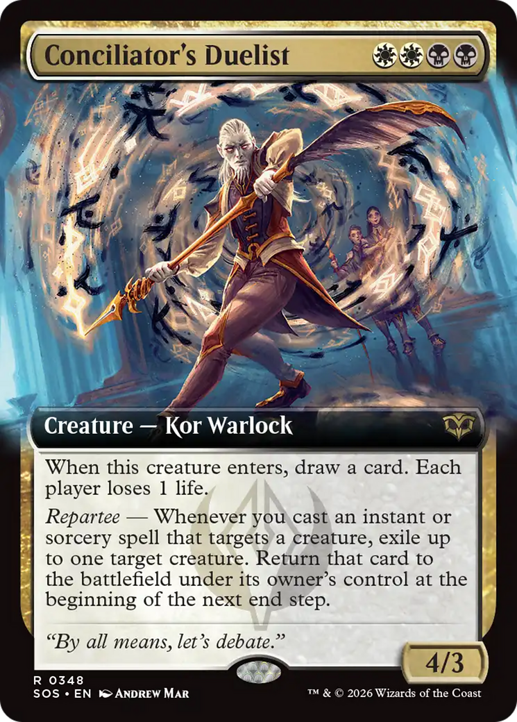 Conciliator's Duelist (Extended Art) [Secrets of Strixhaven] | Mega City Incorporated