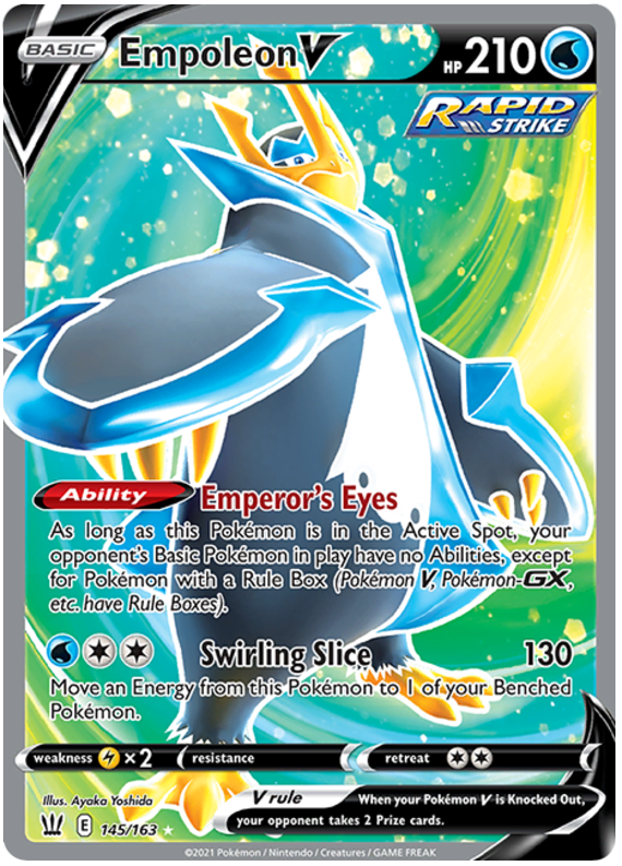 Empoleon V (145/163) [Sword & Shield: Battle Styles] | Mega City Incorporated