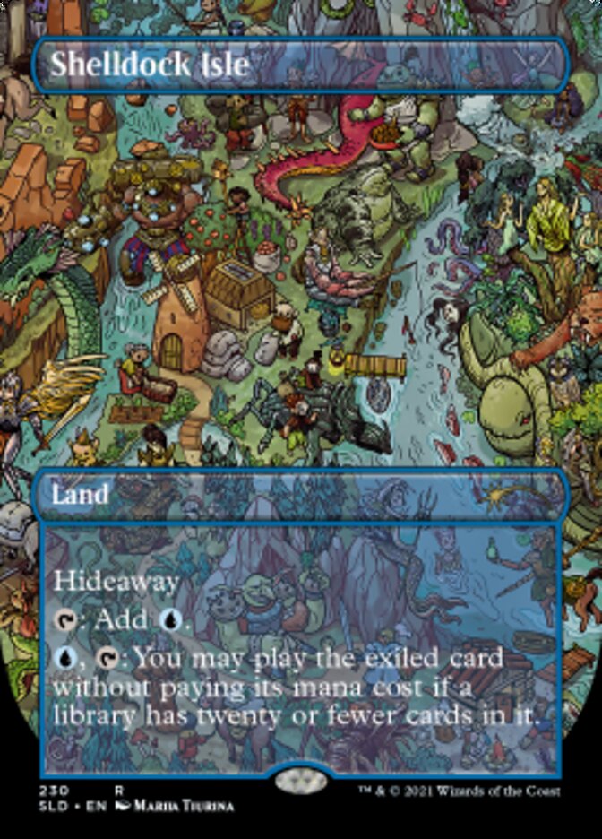 Shelldock Isle (230) (Borderless) [Secret Lair Drop Series] | Mega City Incorporated