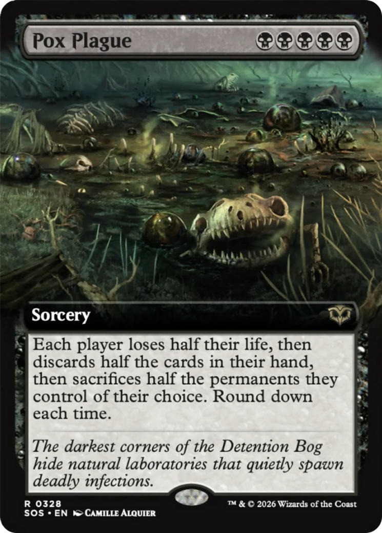 Pox Plague (Extended Art) [Secrets of Strixhaven] | Mega City Incorporated