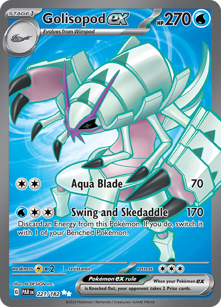 Golisopod ex (221/182) [Scarlet & Violet: Paradox Rift] | Mega City Incorporated