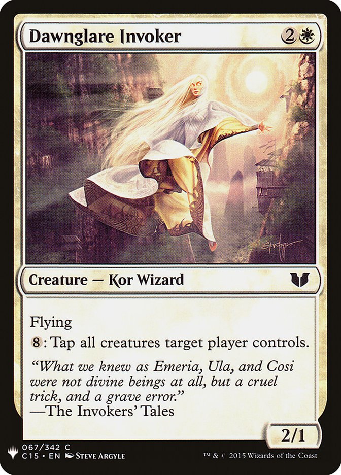 Dawnglare Invoker [Mystery Booster] | Mega City Incorporated