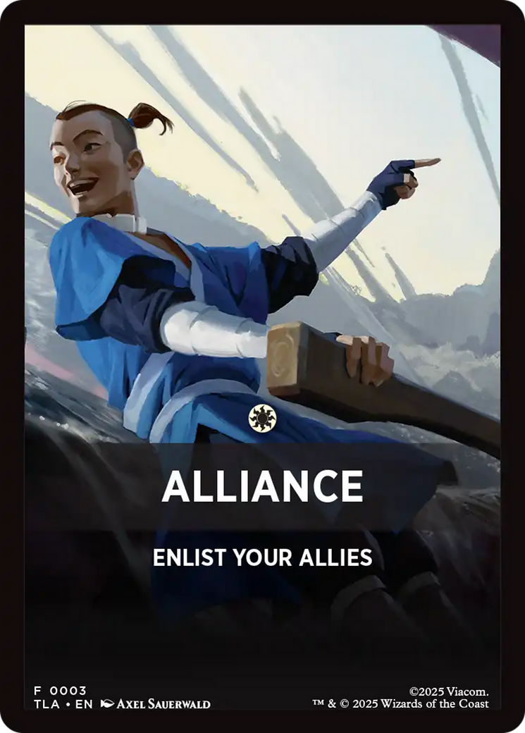Alliance Theme Card [Avatar: The Last Airbender Tokens] | Mega City Incorporated