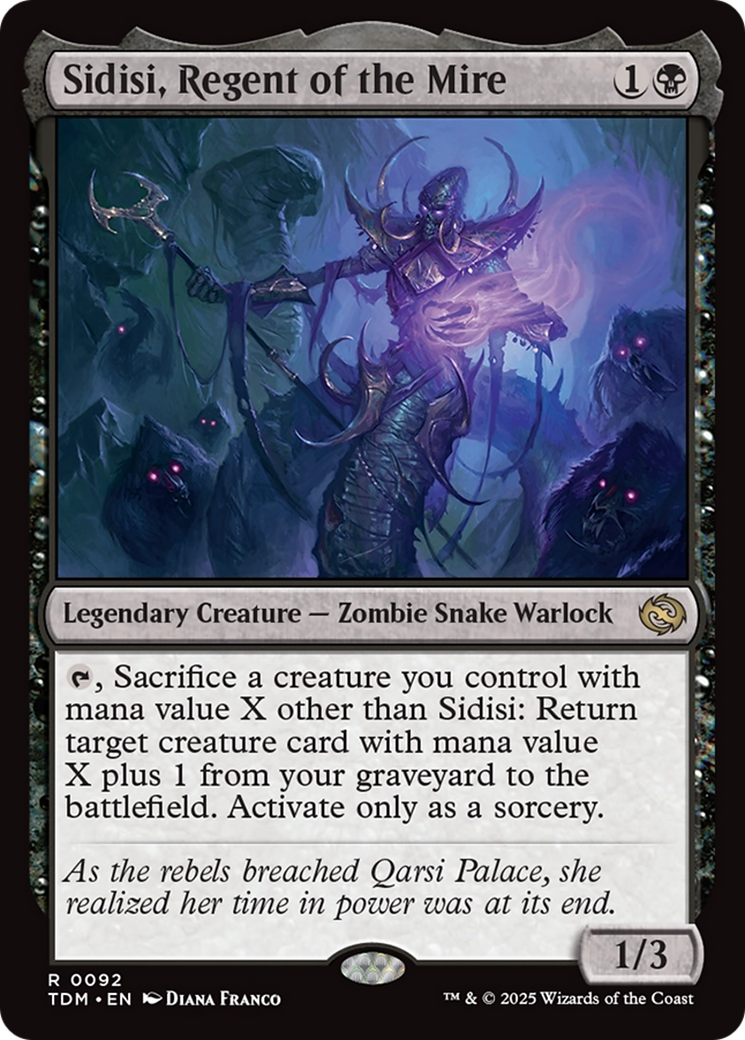 Sidisi, Regent of the Mire [Tarkir: Dragonstorm] | Mega City Incorporated