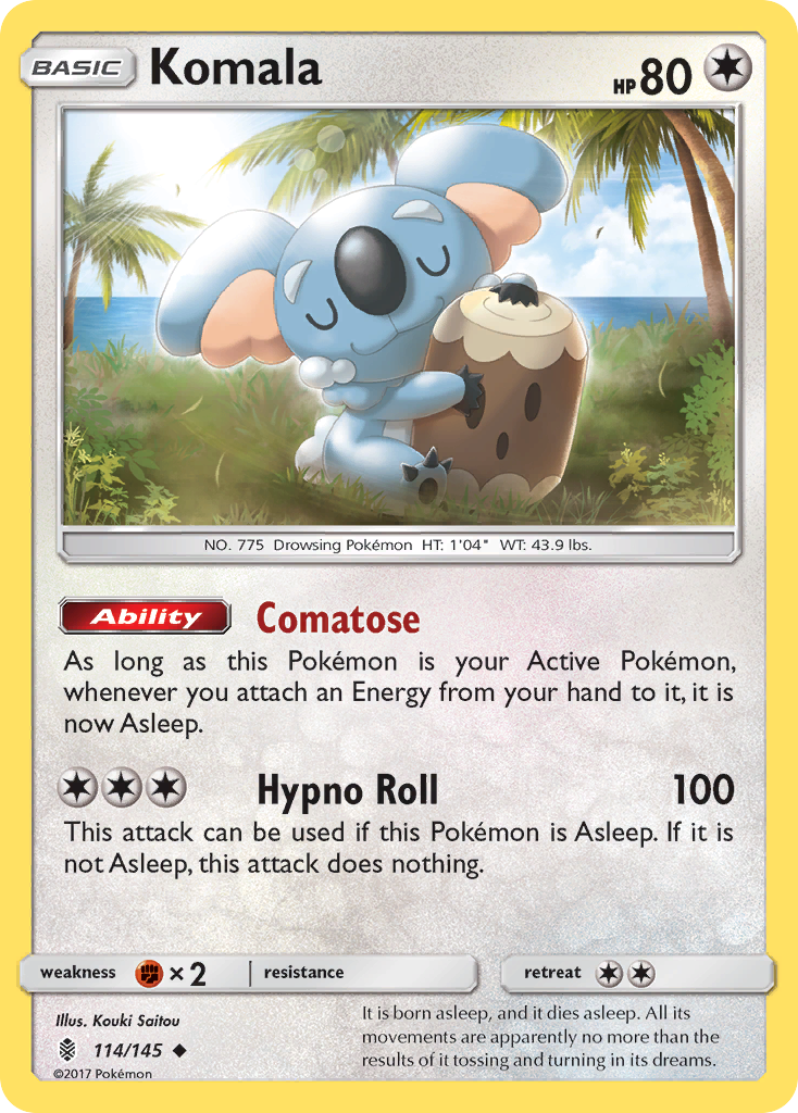 Komala (114/145) [Sun & Moon: Guardians Rising] | Mega City Incorporated