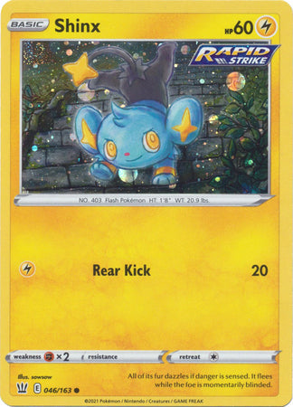 Shinx (046/163) (Cosmos Holo) [Sword & Shield: Battle Styles] | Mega City Incorporated