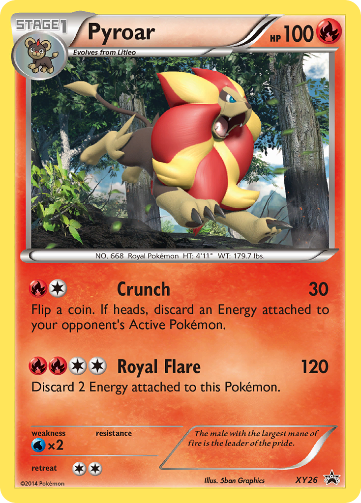 Pyroar (XY26) [XY: Black Star Promos] | Mega City Incorporated