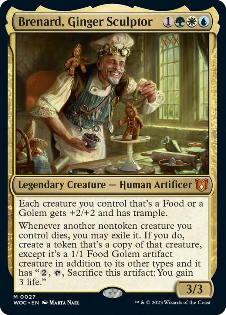 Brenard, Ginger Sculptor [Wilds of Eldraine Commander] | Mega City Incorporated