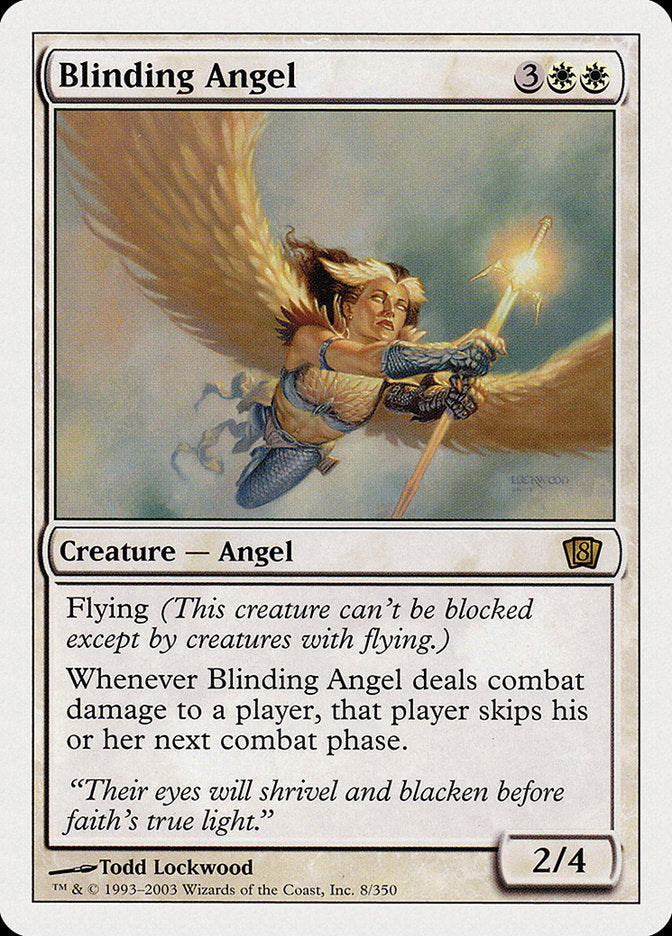 Blinding Angel (8th Edition) [Oversize Cards] | Mega City Incorporated