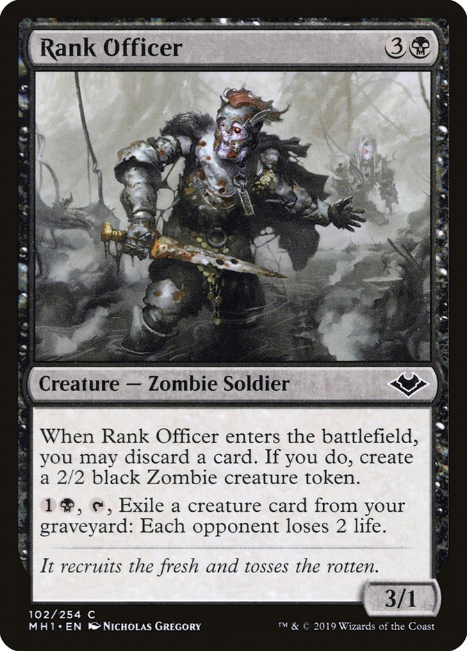 Rank Officer [Modern Horizons] | Mega City Incorporated