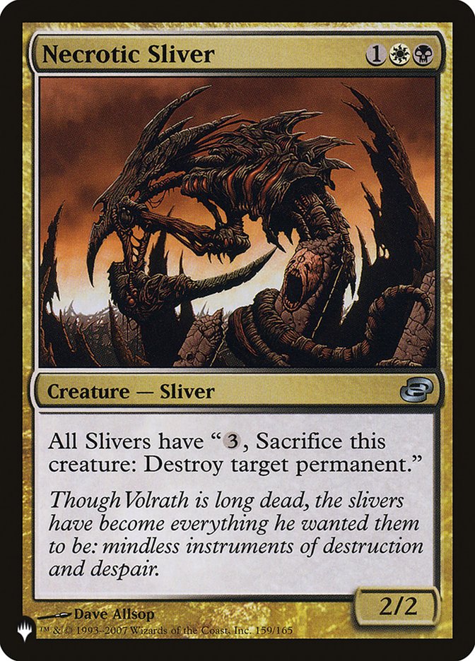 Necrotic Sliver [The List] | Mega City Incorporated