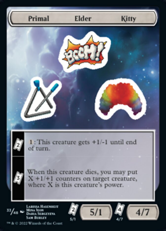 Primal Elder Kitty [Unfinity Stickers] | Mega City Incorporated