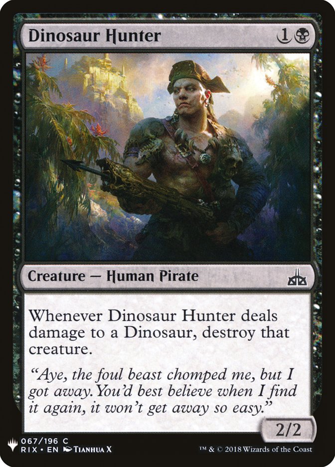 Dinosaur Hunter [Mystery Booster] | Mega City Incorporated