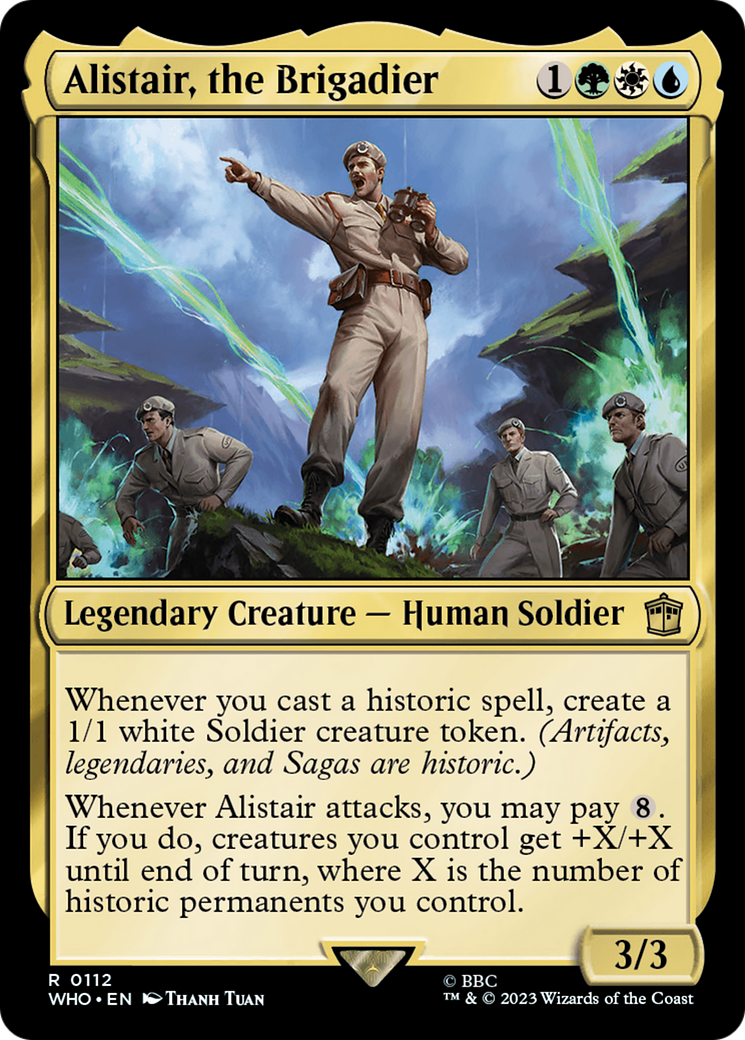 Alistair, the Brigadier [Doctor Who] | Mega City Incorporated