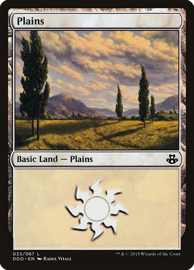 Plains (33) [Duel Decks: Elspeth vs. Kiora] | Mega City Incorporated