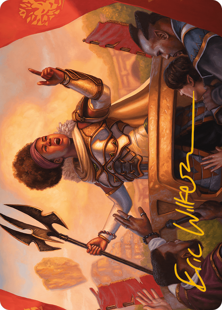 Recruiter of the Guard Art Card (Gold-Stamped Signature) [Modern Horizons 3 Art Series] | Mega City Incorporated