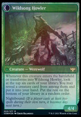 Howlpack Piper // Wildsong Howler [Innistrad: Crimson Vow Prerelease Promos] | Mega City Incorporated